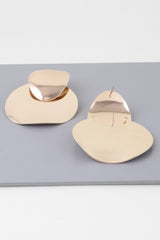 Shiny Modern Disc Earrings | Mixtshop LLC