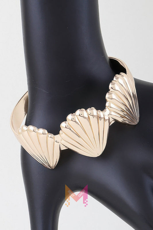 Mermaid Shell Cuff Bracelet | Mixtshop LLC