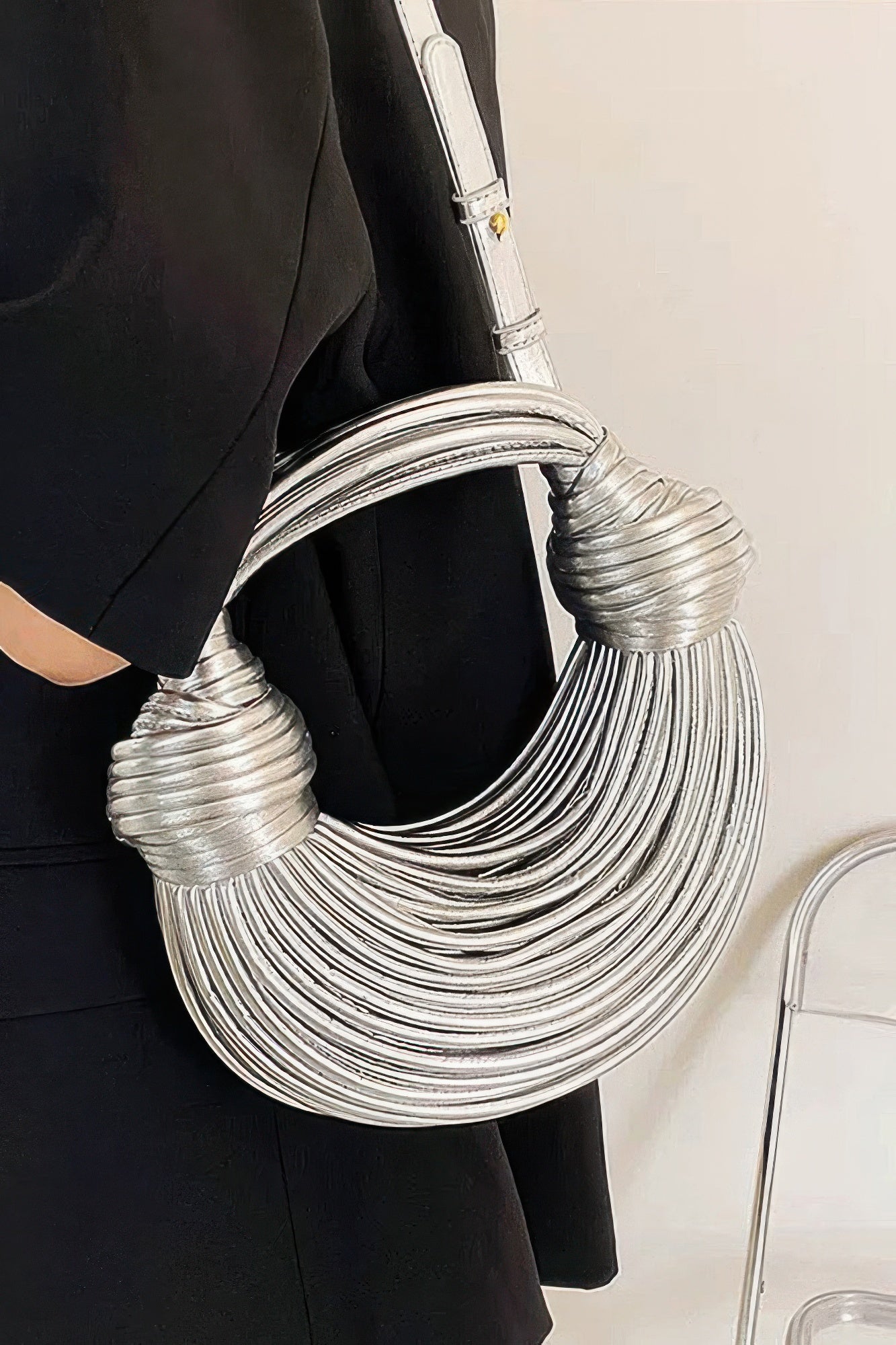 Faux Leather Rope Hobo Bag | Mixtshop LLC