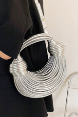 Faux Leather Rope Hobo Bag | Mixtshop LLC