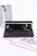 Patent Leather Frame Clutch Bag | Mixtshop LLC