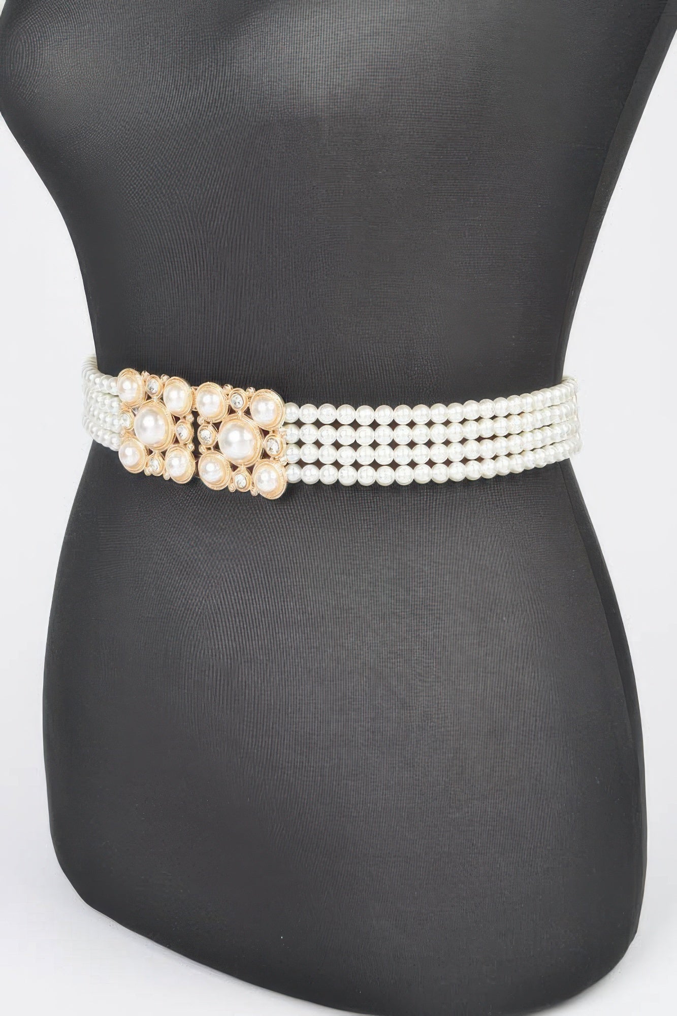 Faux Pearl Elastic Belt | Mixtshop LLC