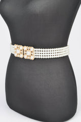 Faux Pearl Elastic Belt | Mixtshop LLC