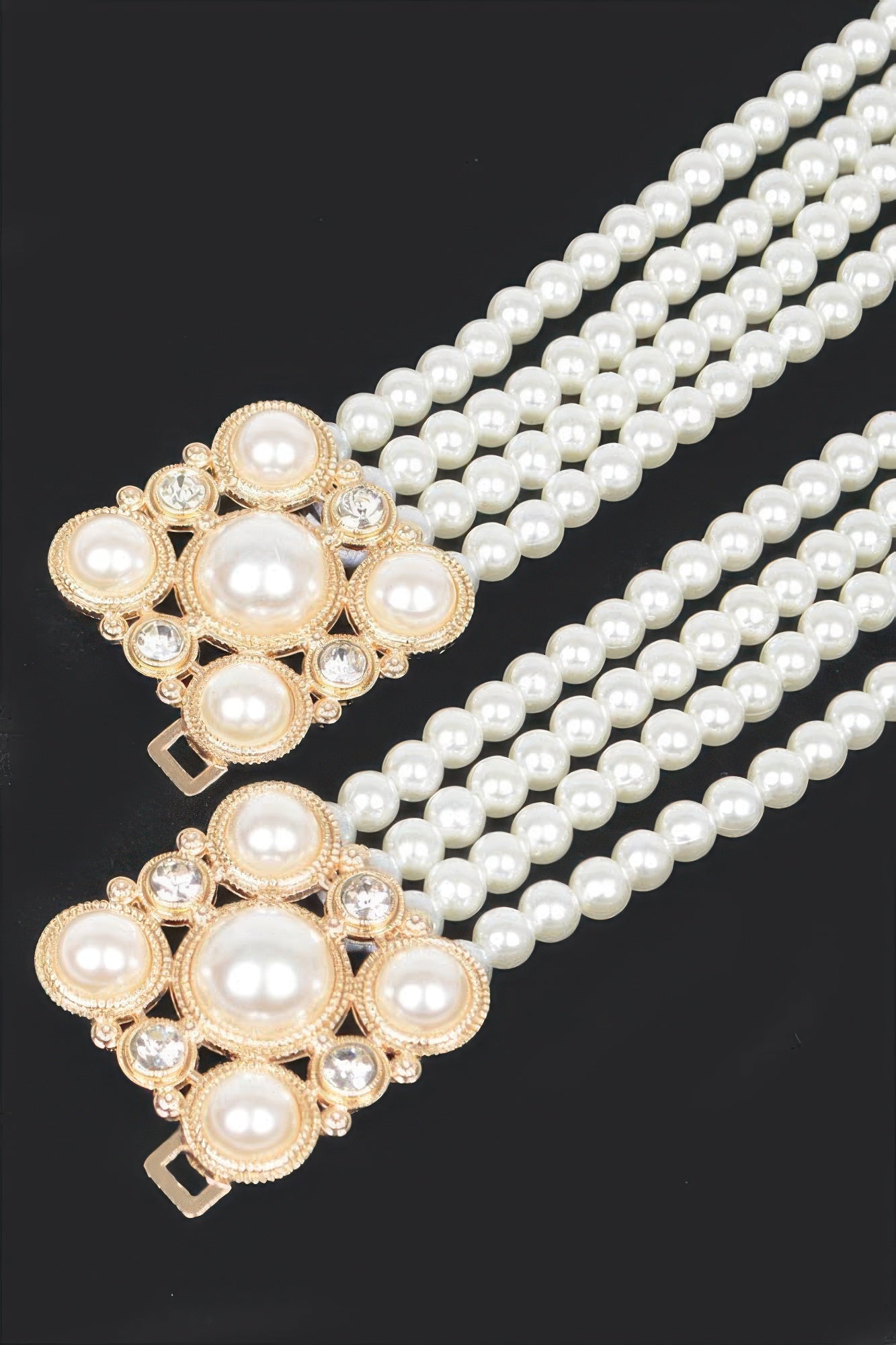 Faux Pearl Elastic Belt | Mixtshop LLC