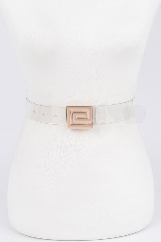 Metal Buckle Vegan Belt | Mixtshop LLC