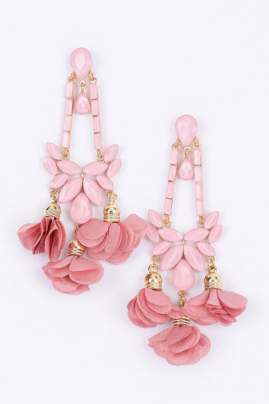 Flower Rhinestone Earring | Mixtshop LLC