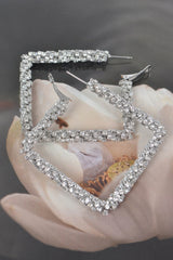 Big Square Glitter Earrings | Mixtshop LLC