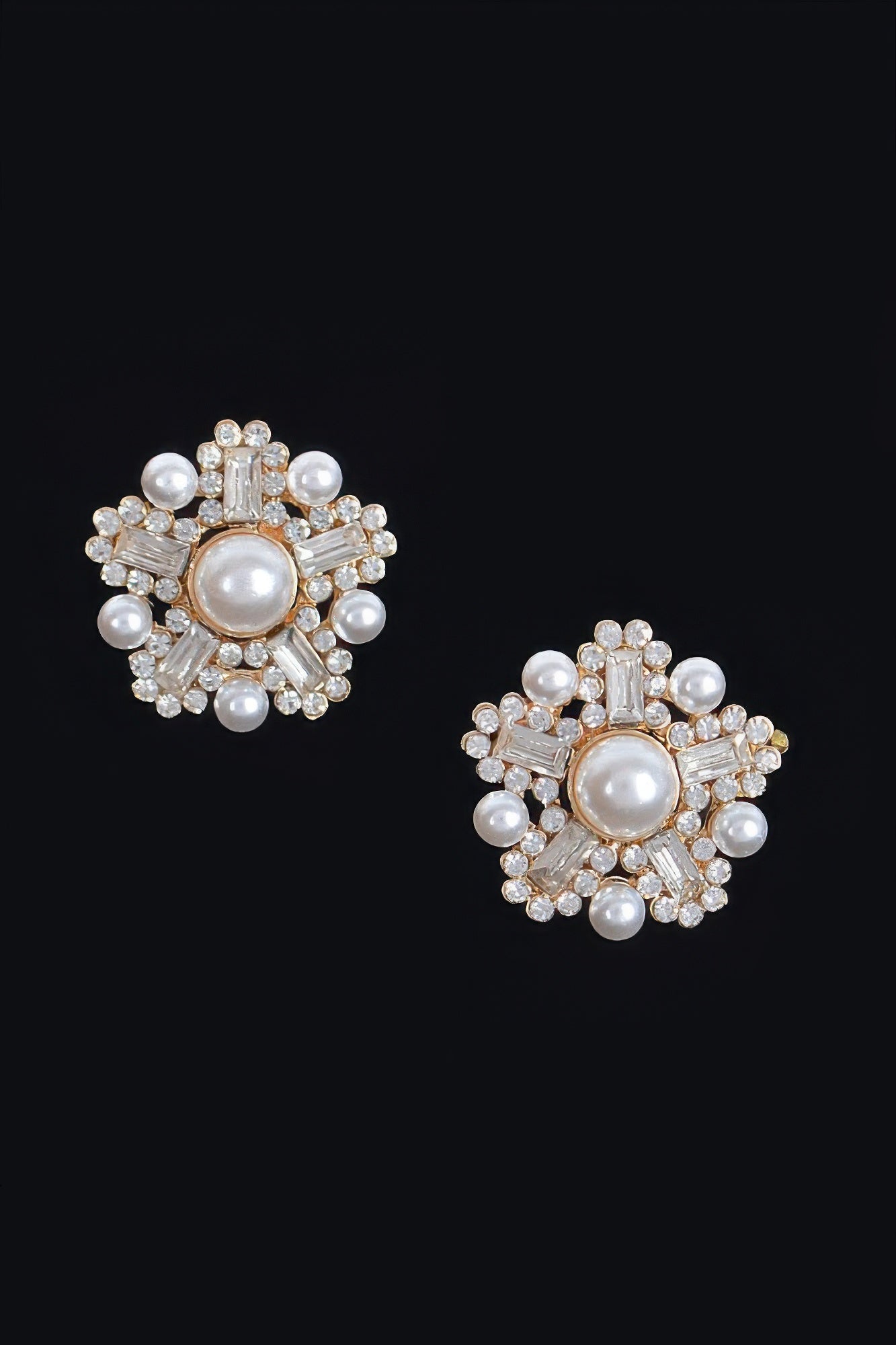 Starburst Faux Pearl Earrings | Mixtshop LLC