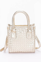 Metallic Braided Tote Bag | Mixtshop LLC