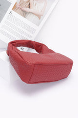 Embossed Faux Leather Hobo Bag | Mixtshop LLC