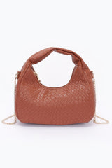 Embossed Faux Leather Hobo Bag | Mixtshop LLC