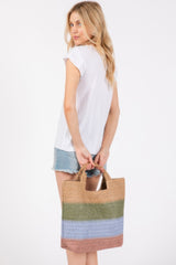 Multi Color Stripe Tote Bag | Mixtshop LLC