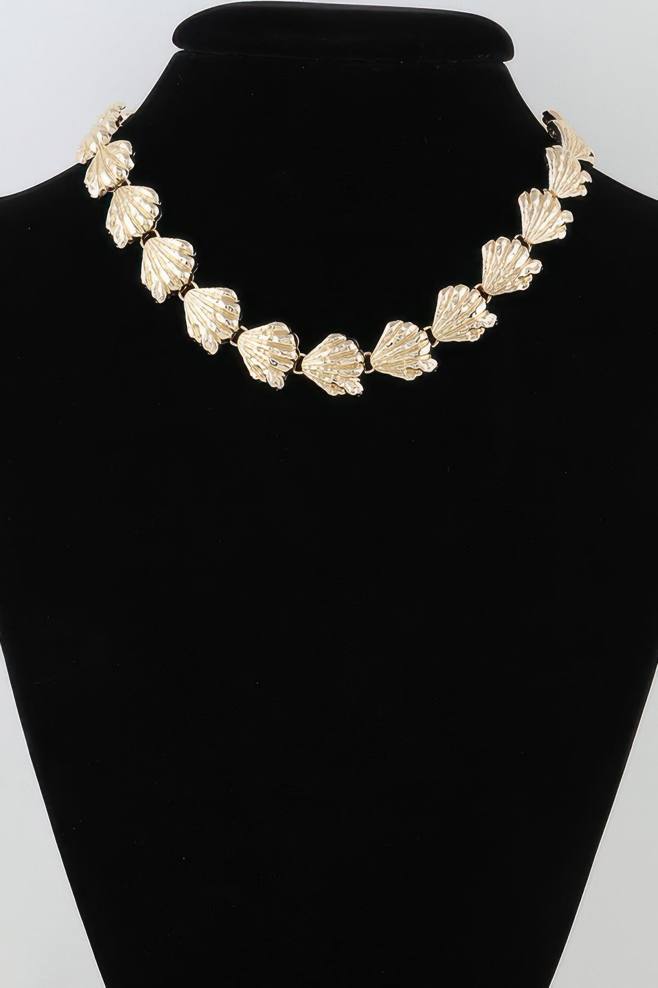 Hammered Sea Shell Charm Necklace | Mixtshop LLC