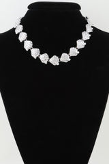 Hammered Sea Shell Charm Necklace | Mixtshop LLC