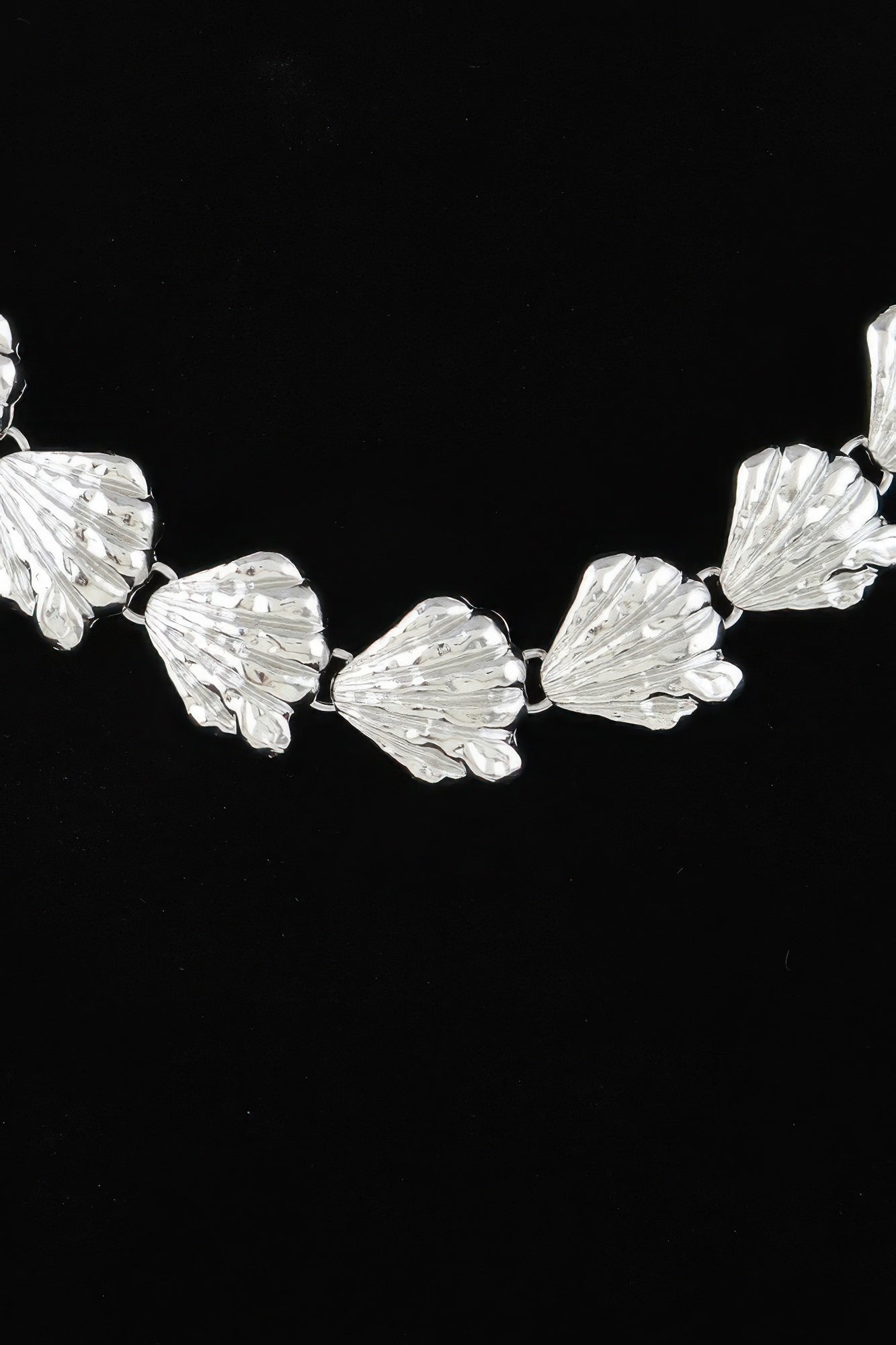 Hammered Sea Shell Charm Necklace | Mixtshop LLC