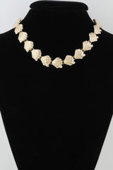 Hammered Sea Shell Charm Necklace | Mixtshop LLC