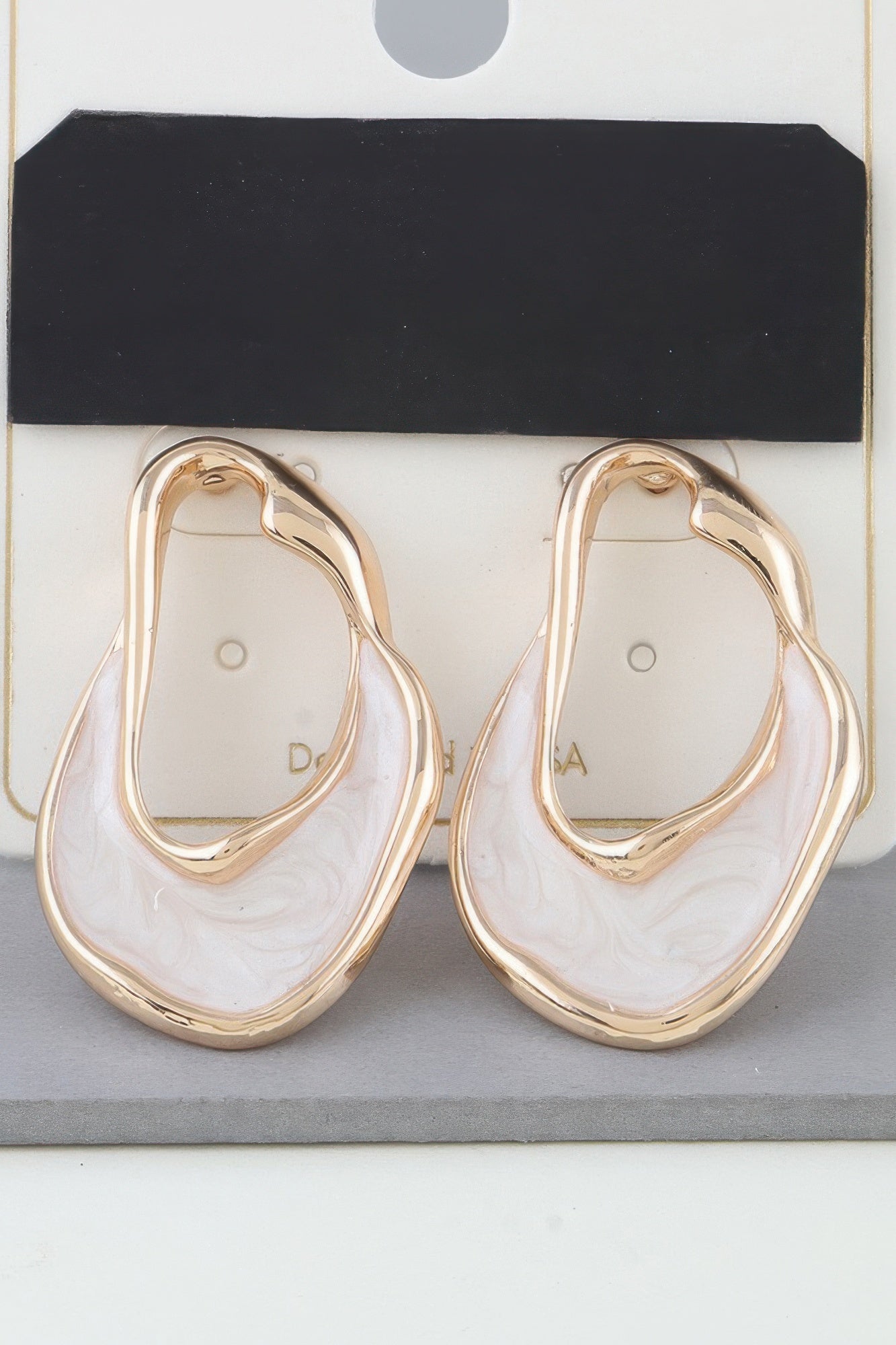 Multi Abstract Marble Ripple Earrings | Mixtshop LLC