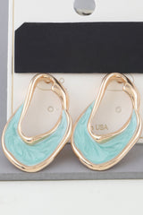 Multi Abstract Marble Ripple Earrings | Mixtshop LLC