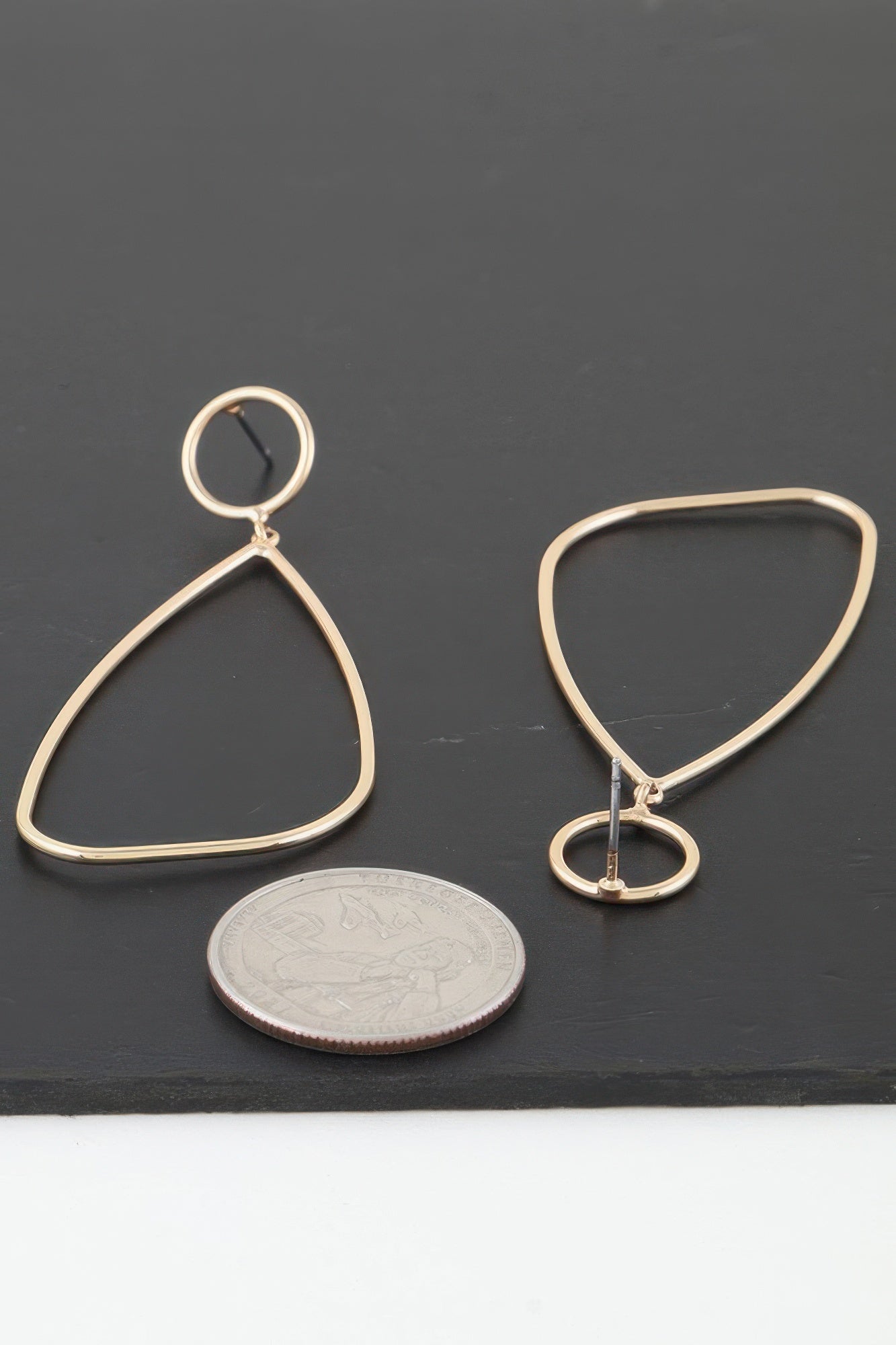 Minimal Abstract Teardrop Earrings | Mixtshop LLC