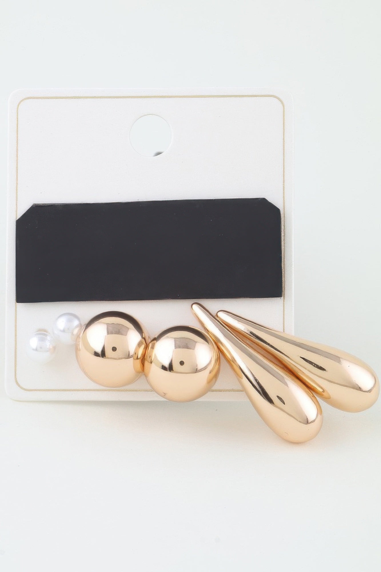 Multi Teardrop N Pearl Earrings Set | Mixtshop LLC