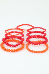 Multi Blaze Crystal Beaded Bracelet | Mixtshop LLC