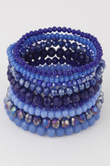Multi Blaze Crystal Beaded Bracelet | Mixtshop LLC