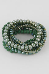 Multi Blaze Crystal Beaded Bracelet | Mixtshop LLC
