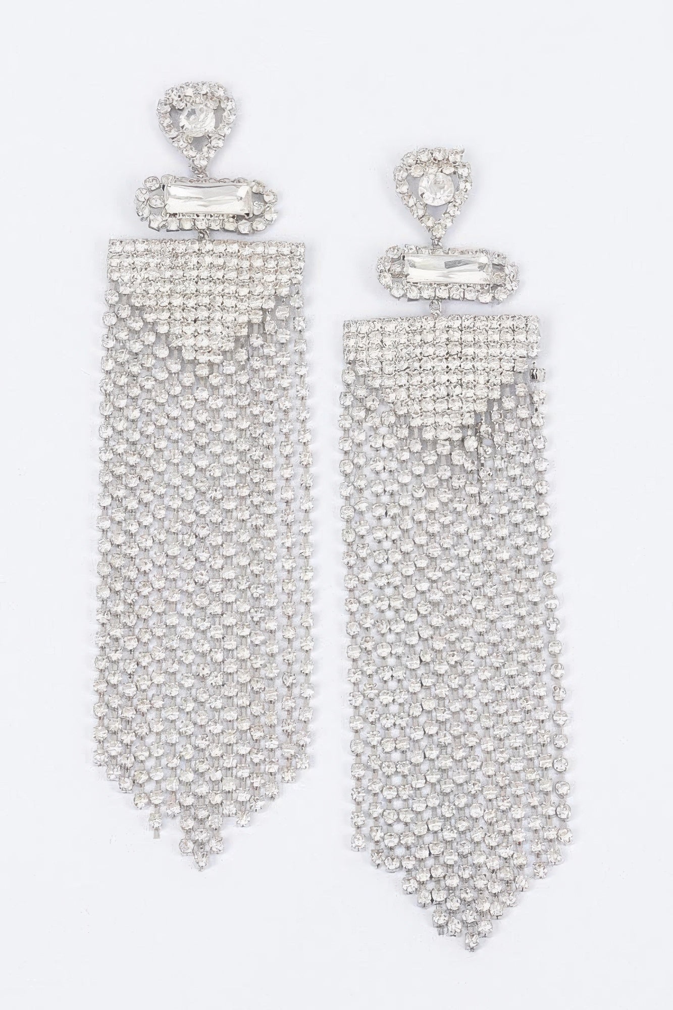 Rhinestone Fringe Earring | Mixtshop LLC