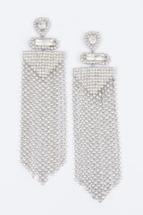 Rhinestone Fringe Earring | Mixtshop LLC
