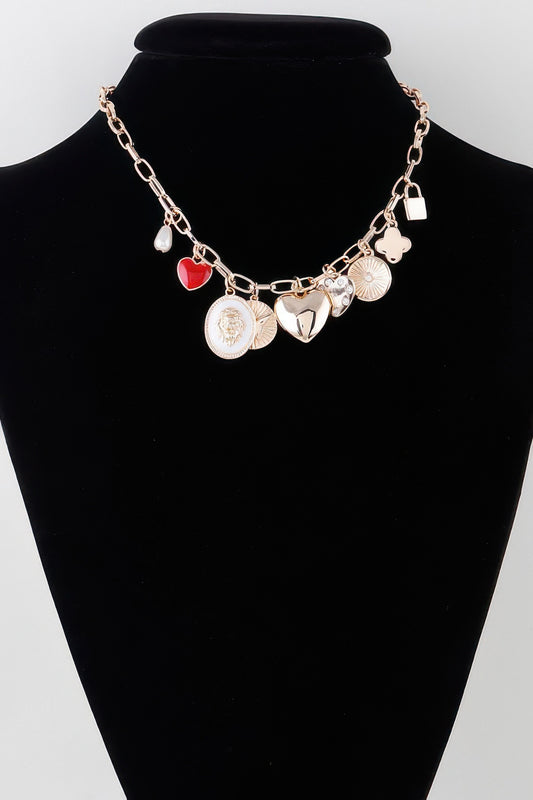Multiple Dainty Charm Necklace | Mixtshop LLC