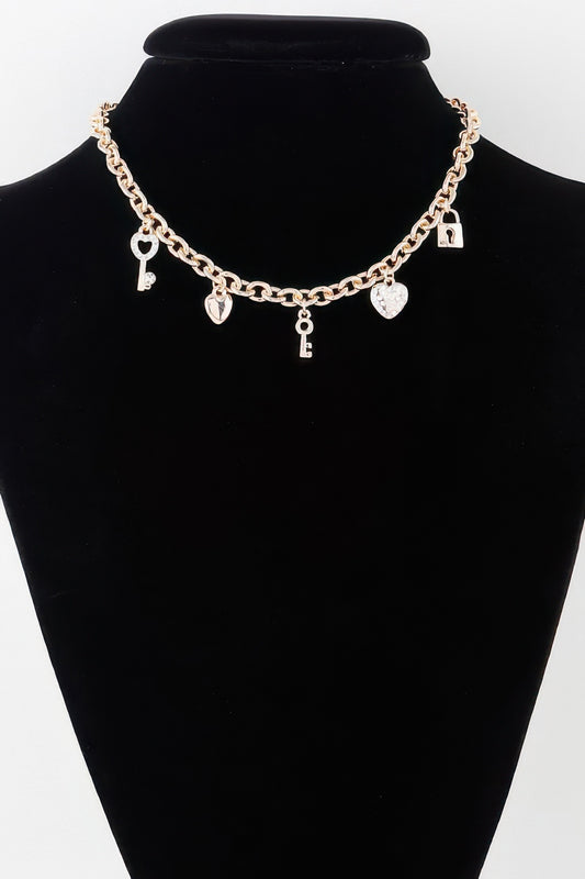 Heart Locker Charm Necklace | Mixtshop LLC