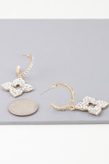 Bejeweled Flower Earrings | Mixtshop LLC