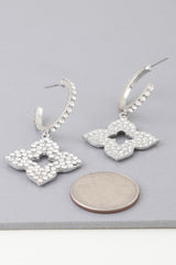 Bejeweled Flower Earrings | Mixtshop LLC