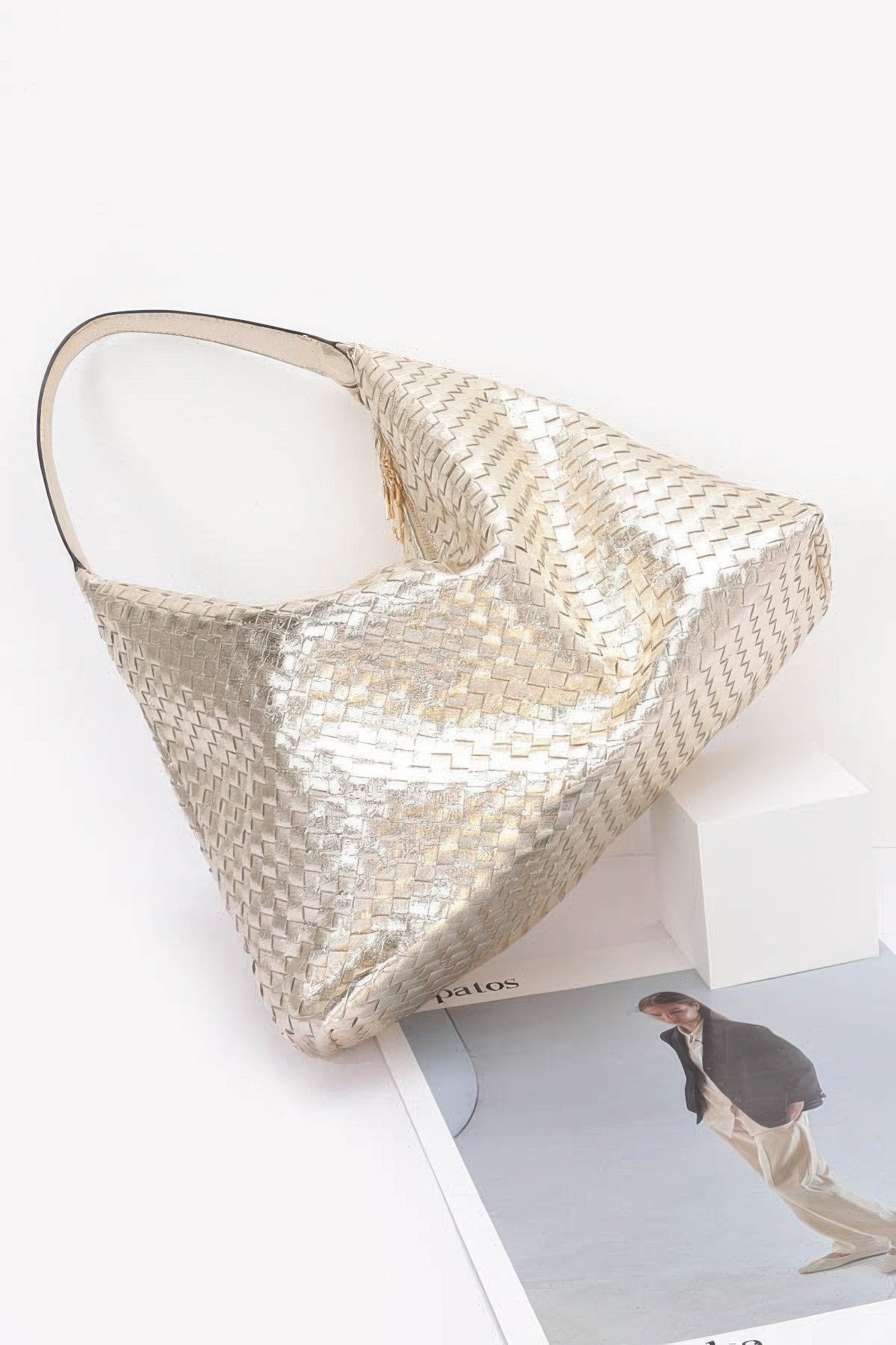 Metallic Braided Tote Bag | Mixtshop LLC
