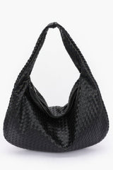 Faux Leather Braided Shoulder Bag | Mixtshop LLC