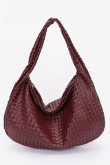 Faux Leather Braided Shoulder Bag | Mixtshop LLC