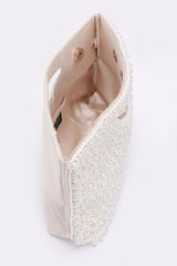 Faux Pearl Handmade Clutch | Mixtshop LLC