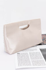 Faux Pearl Handmade Clutch | Mixtshop LLC