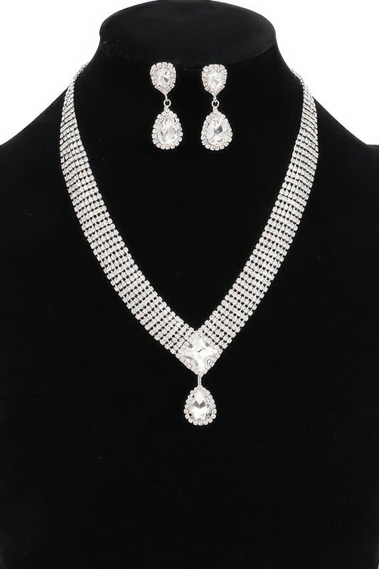Rhinestone Necklace Set | Mixtshop LLC