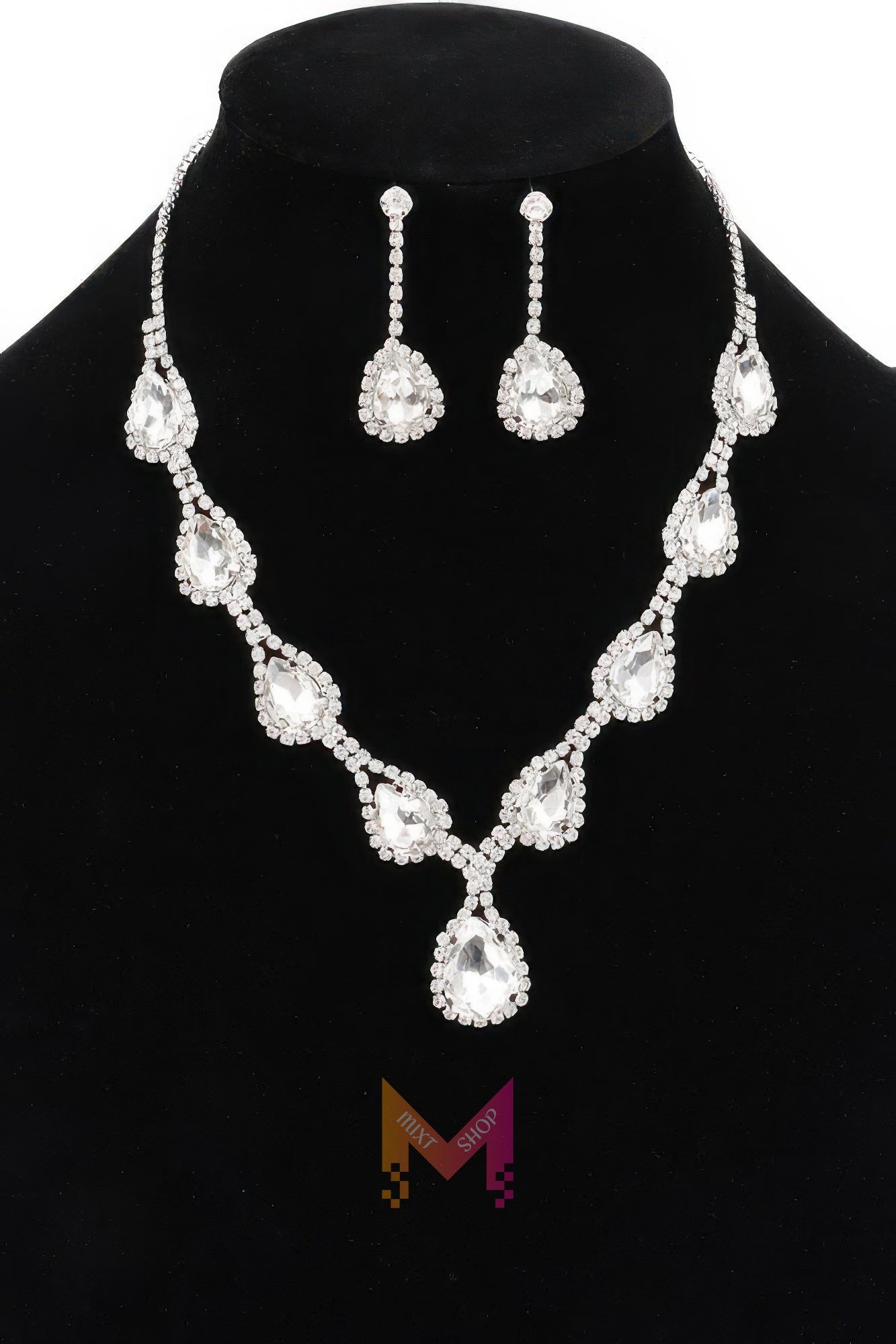 Rhinestone Necklace Set | Mixtshop LLC