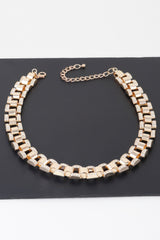 Jeweled Box Chain Necklacee | Mixtshop LLC