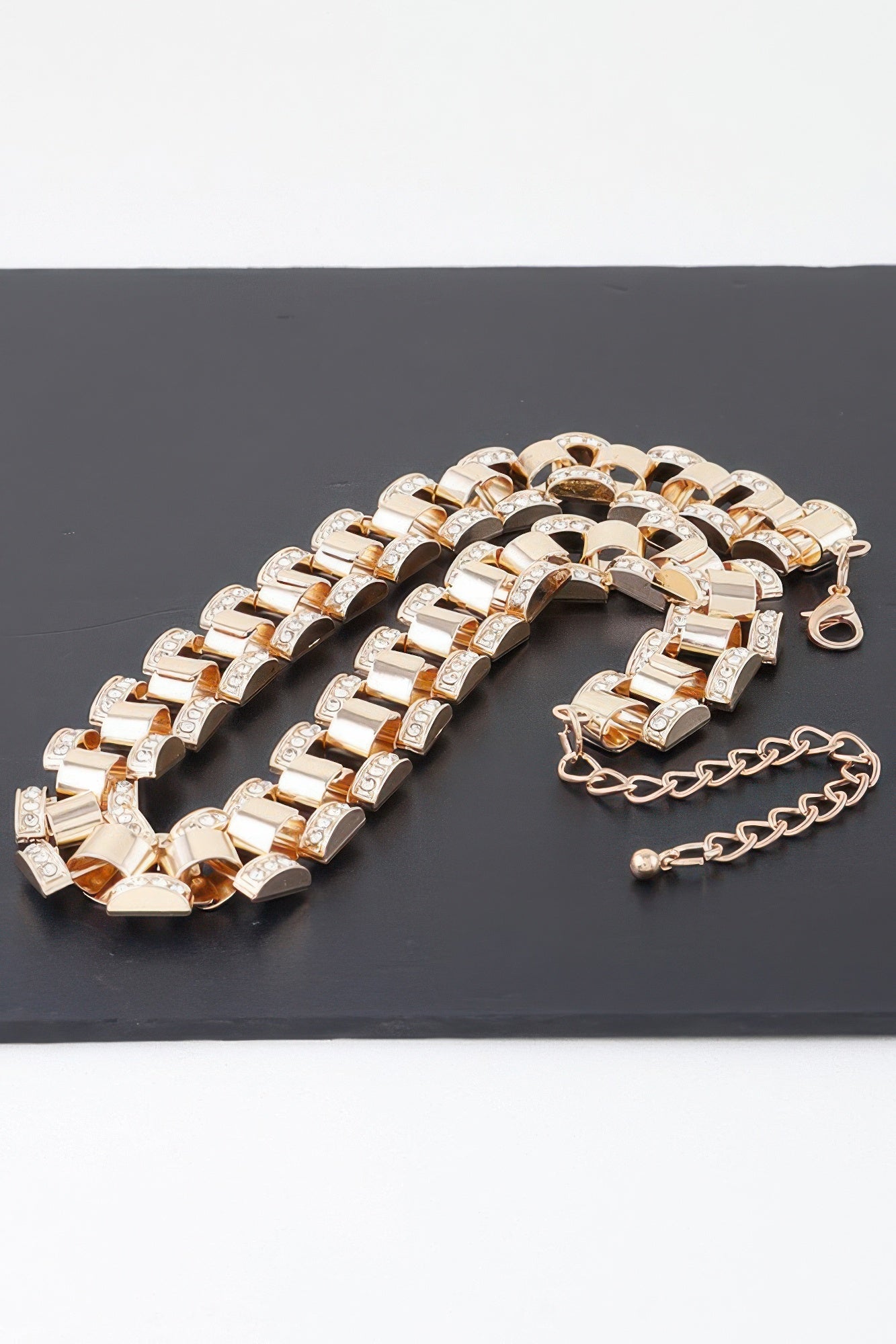 Jeweled Box Chain Necklacee | Mixtshop LLC