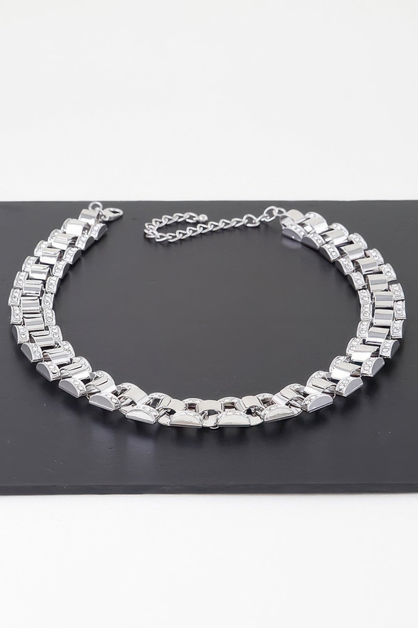 Jeweled Box Chain Necklacee | Mixtshop LLC