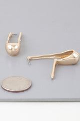 Shiny Melt Hoop Earrings | Mixtshop LLC