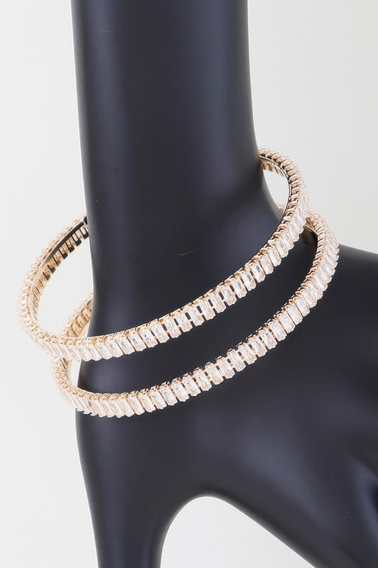 Crystal Cubic Zirconia Bracelet | Mixtshop LLC