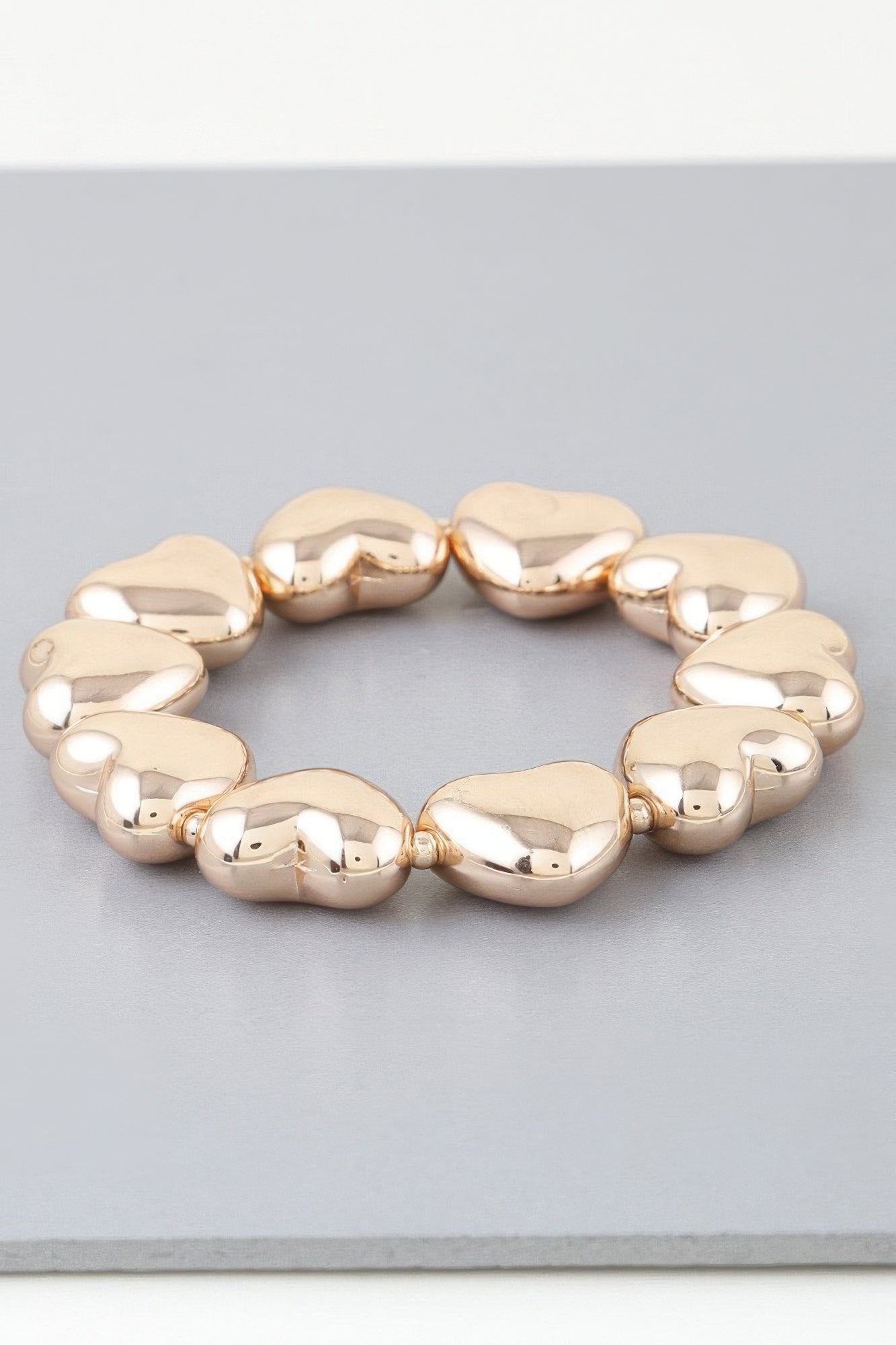 Shiny Heart Charm Bracelet | Mixtshop LLC