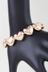 Shiny Heart Charm Bracelet | Mixtshop LLC