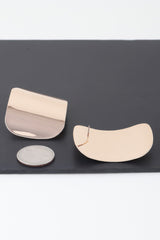 Modern Shiny Plate Earrings | Mixtshop LLC