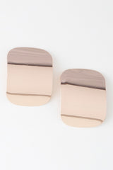 Modern Shiny Plate Earrings | Mixtshop LLC