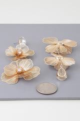 Jewel Flower Teardrop Earrings | Mixtshop LLC